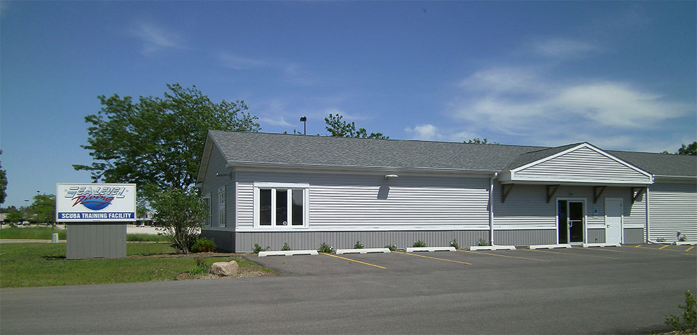 Street view of Sea Level Diving scuba shop